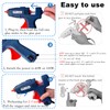 Full Size Hot Glue Gun with Case, 60W/100W/OFF Switch, 9.8ft