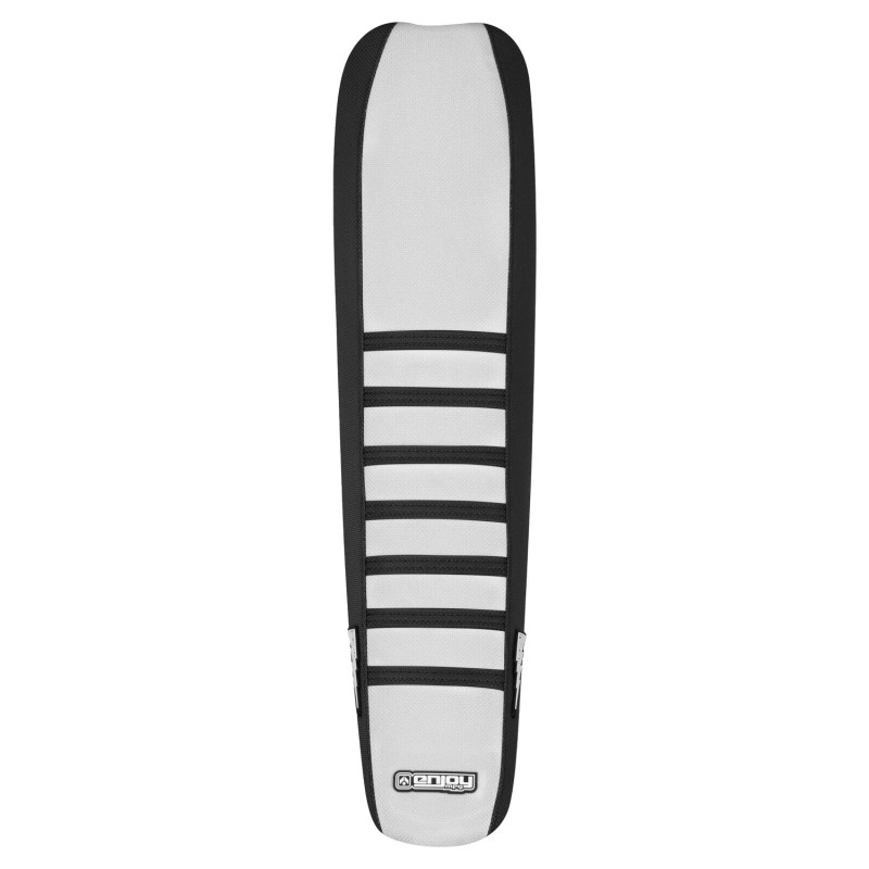 Enjoy Mfg Throne SRPNT e-Dirt Bike gripper seat cover BLACK/WHITE/BL