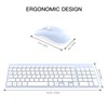 cimetech Wireless Keyboard and Mouse Combo, Compact Full Size Wireless