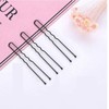 Clowin Hair Pin, Black, Non-Slip, 2.4 inches (6 cm), 150