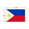 ANCONINE Philippines Flag 6x10FT,Filipino Philippine National Flags with 3 Brass