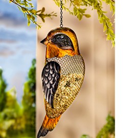 Bird Feeder Piepmatz Height 33 cm with Chain for Hanging - Bird Feeder for Hanging Feeding Station Feeder for Birds Feeder Wild Birds