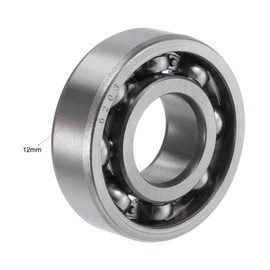 TOP-VIGOR 1Pcs 6203 Deep Groove Ball Bearings, Z1 17mm x 40mm x 12mm Industrial Bearings, CN Open Type Chrome Steel Skateboard Bearings for Electrical Instrument Equipment