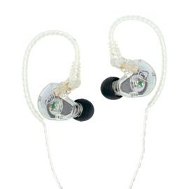 CTM CESeries CE110 CLEAR Monitor Earphones, Wired Earphones, Sound Comparable to Custom IEM, Earphones, Wired Earphones, Earphones, Wired (Provides Rich Low and Mid-High Range Reproducibility /