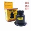 10X 15X 20X Black Jewelers Loupe Magnifier Magnifying Eye Loop
