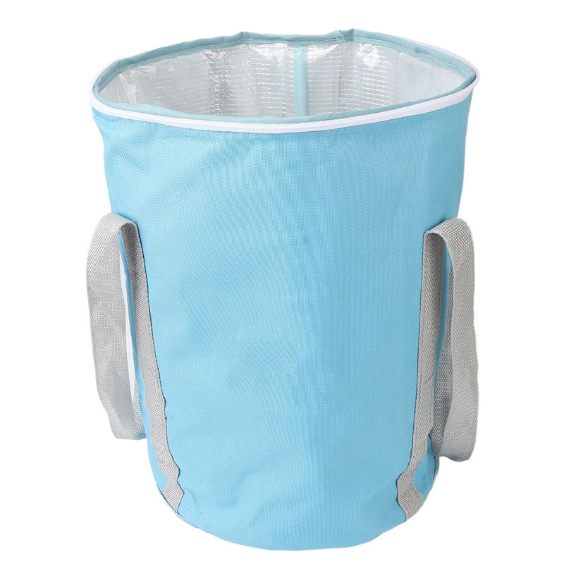 Collapsible Foot Soaking Bath Bag 5 Layer Insulated Waterproof Portable