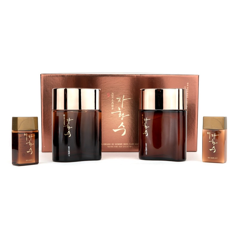 Jahuangsu Hwangyun Luxury Men’s Skin & Lotion 2-piece Set Moisturizing