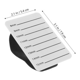 CAXUSD Eyelash Extension Board Lash Display Acrylic Tray Lash Extension Supplies Kit