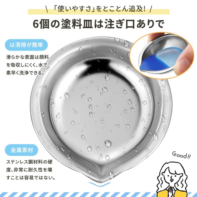 23pcs/13 Piece Plamo Paint Toning Stick Paint Dish Paint Tool