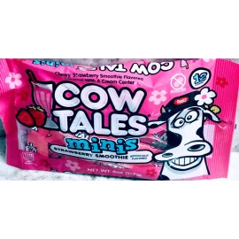 cow tales Goetze's cowtales Minis Morango Smoothie Creme Doce Central: 4oz De Amendoim Grátis.