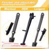 REARACE 0-3'' Adjustable Kickstand Sidestand Fit for Ninja ZX-6R 2013-2026