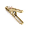 QWORK 260/300/500A Ground Welding Earth Clamp, Brass A-shape Welding Ground