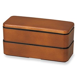 Mitani M17366-6 Yamanaka Lacquerware Bento Box, Light Brown, 20.3 fl oz (600 ml), Yamanaka Lacquerware, Crule, Oblong, Woodgrain, Square Bento