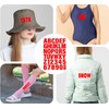6 Sheets Iron on Letters for Clothing, 2 Inches Large