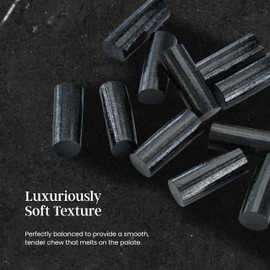 Cambie Sugar Free Licorice Candy, 1 lb of Classic Finnish Black Licorice Candy, Soft & Chewy Sugar Free Bites, Packaged Fresh in a Bulk Resealable Pouch