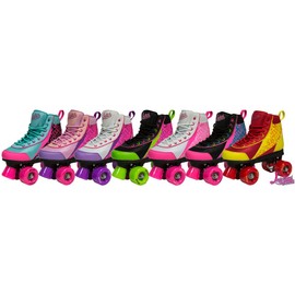 Luscious Retro Quad Roller Skates - Delish - UK Jnr 12
