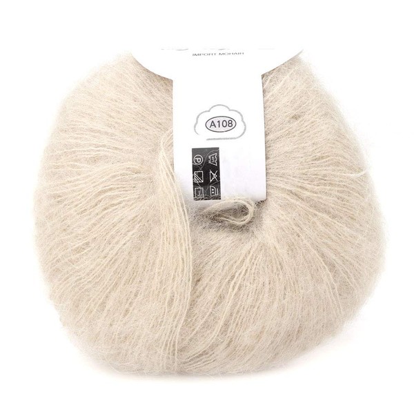 Popular Soft Mohair Knitting Angora Wool Yarn for DIY Knitting