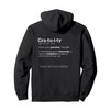 Gratuity Definition – Anti Tipping Tip Text (white) Pullover Hoodie