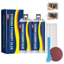 Strong Foundry Glue,Metal Repair Glue,High Temperature Resistant Casting Repair,Magic Welding Glues for Metal Defects and Repairs(85ml,2Pcs)