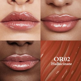 FOCALLURE Shimmer Lipstick,Moisturizing Plumping Lip Gloss,Shimmery Glossy Finish,Hydrating,Long Lasting,Non-Stick Cup Lip Makeup,High Shine for Plumper Looking Lips,Hallucinate