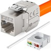 hb-digital 1x CAT 7 Keystone Module RJ45 Socket STP 10