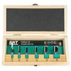 ENT 6-Piece HW Groove Cutter Set with HW Base Cutting