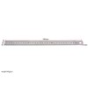 Operitacx Double Sided Metal Ruler Stainless Steel for Sewing Metric