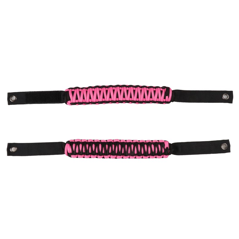 BESTAOO Roll Bar Grab Handles Paracord Grip Handle for Ford