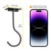 Adhesive Banana Hanger Under Cabinet: 2 Pack Sticky Banana Hooks
