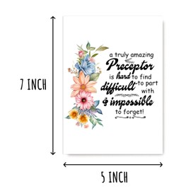 APVGifts A Truly Amazing Preceptor Is Hard To Find Card - Nursing Preceptor Card - Preceptor Thank You Card - Teacher Greeting Card - Appreciation Card