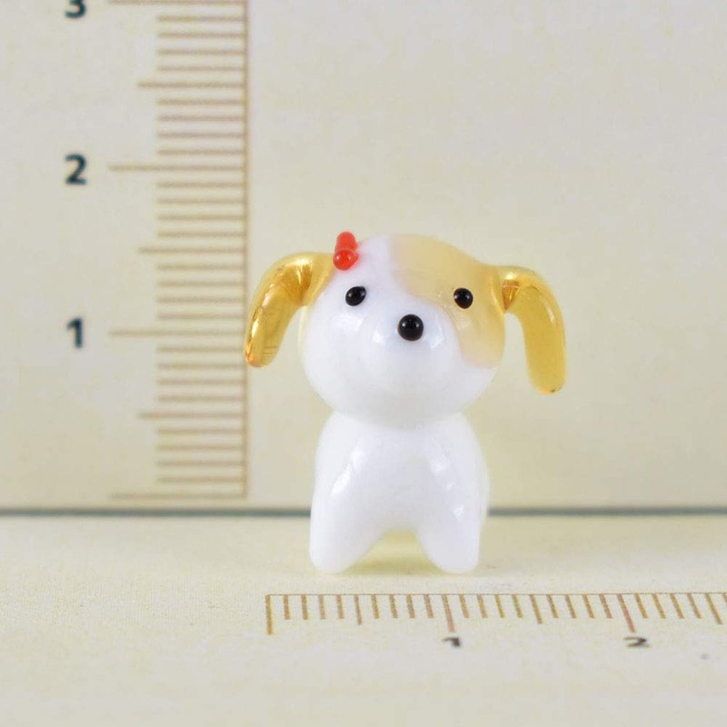 cute dog handmade glassware shih tu