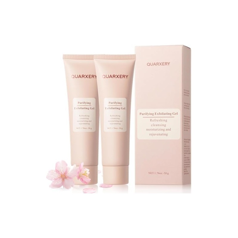 Gel Exfoliante Facial Purificante, Limpieza Suave para Rostro, Elimina Suciedad