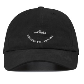 Clakllie Black Cap Men Athletic Fitted Cap Truckers Sunshade Peaked Cap Summer Hats Outdoor Ponytail Cap Cotton Plain Sports Sun Hat