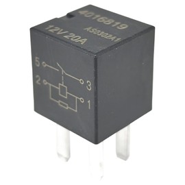 3-Pack 4016819 Relay - 12V 20A 4-Pin SPST Automotive Power Relay - Compatible with Select Ford F-150, Dodge Ram & Polaris RZR - Fixes Fuel Pump P0230 & Ignition Failures