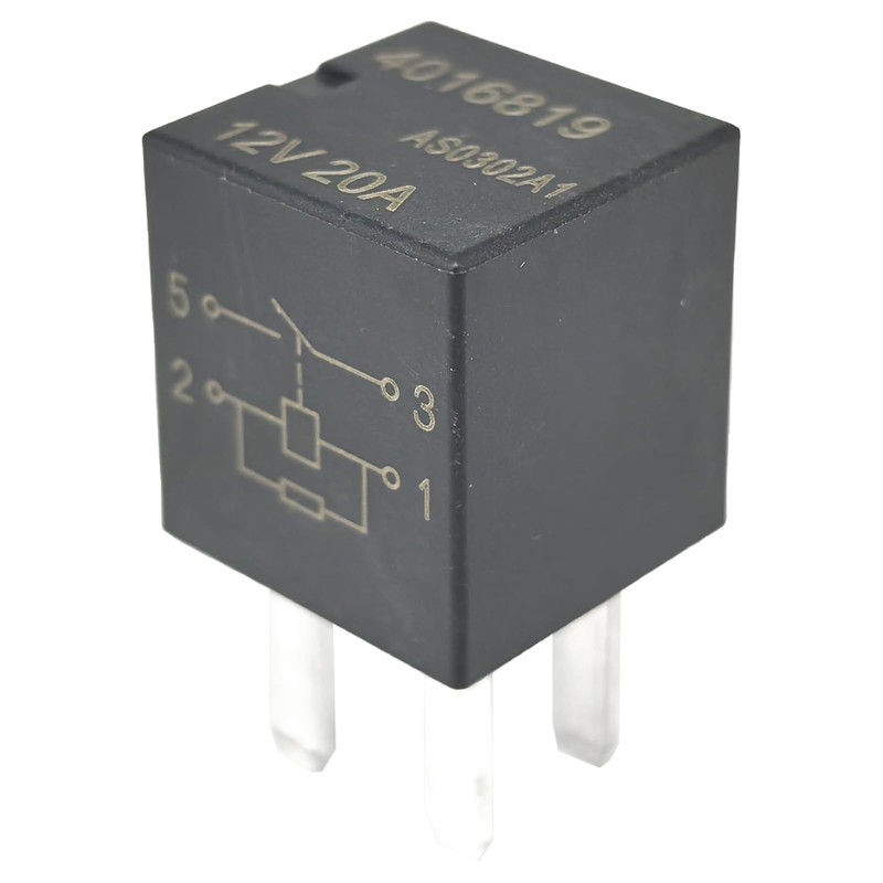 3-Pack 4016819 Relay - 12V 20A 4-Pin SPST Automotive Power