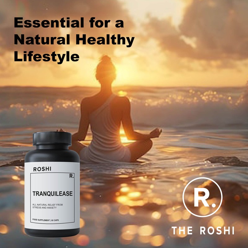 Roshi TranquilEase – Natural Stress Relief and Relaxation Support Supplement