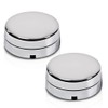 G-PLUS 2PCS Chrome Wheel Center Caps Fit for 2003-2017 Dodge