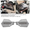 Akozon Motorcycle Handlebar Guards Windshield Windproof Handguards Protector Universal Led
