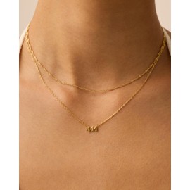 PAVOI PAVOI 14K Yellow Gold Plated Angel Number Pendant Layering Necklace for Women | 444 Lucky Numerology Singapore Chain Necklace