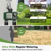XinFuture Irrigation Computer 2 Outputs, Large LCD Display Watering Timer,