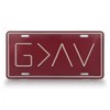 God is Greater Than The Highs and Lows License Plate,