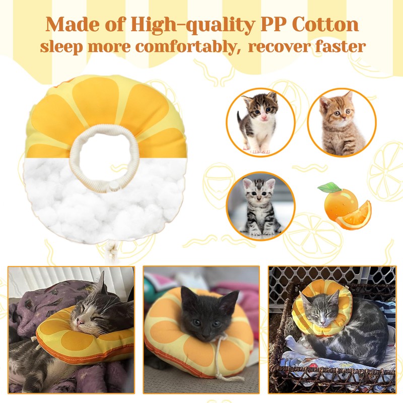 Jevnd Jevnd Kitten Cones After Surgery 0-6 Months, Donut Extra