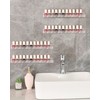 LikeU Nail Polish Rack Wall Mounted Shelf 2 Pack,Clear Acrylic