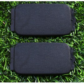 2Pcs Factory Truck Bed Rail Cap Plastic Bedrail Insert Plug Box Stake Pocket Cover Replacement for Ford F150 2015-2024, Fit F250 F350 Super Duty 2017-2024 FL3Z99290D90AB (2Pcs - Black)