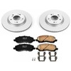 Power Stop CRK094 Coated Brake Rotor & Ceramic Brake Pads-