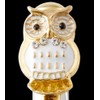 Royal Arden Ballpoint Pen Owl 3 Black 13.5cm Glitter Owl