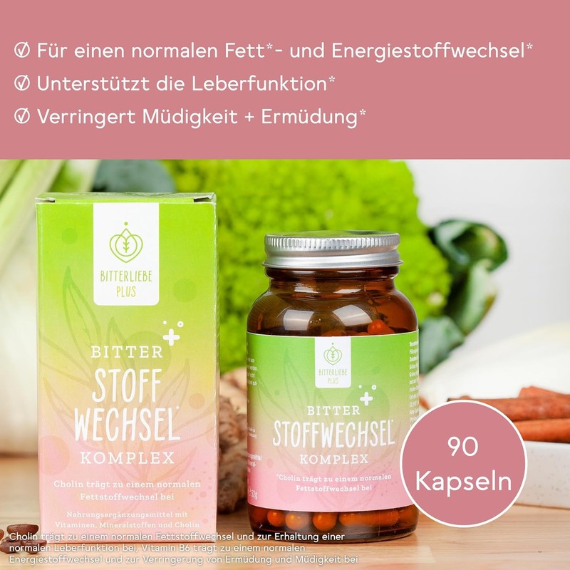 BitterLiebe Bitter Metabolism Complex - 90 High Dose Capsules with