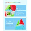 ROXENDA Pyramid Speed Cube Original Triangle Stickerless Pyraminx Puzzle Cube;