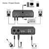 USB Audio Interface Mixer 24bit/192KHz 48V Phantom Power Noise Reduction