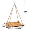 Hermit Crab Climbing Toy, Natural Wooden Reptile Swing Toy, Pet